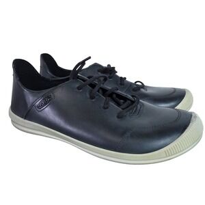 KEEN‎ Leather Lace Up Sneakers Wide Width Low Top Comfort Shoes US 9.5
